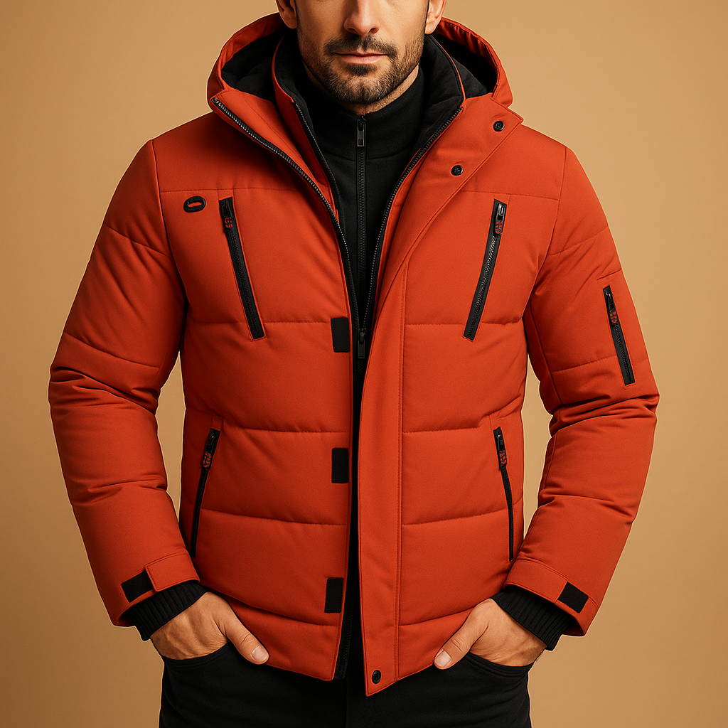 Herren Winterjacke Robust Dicke Reißverschluss