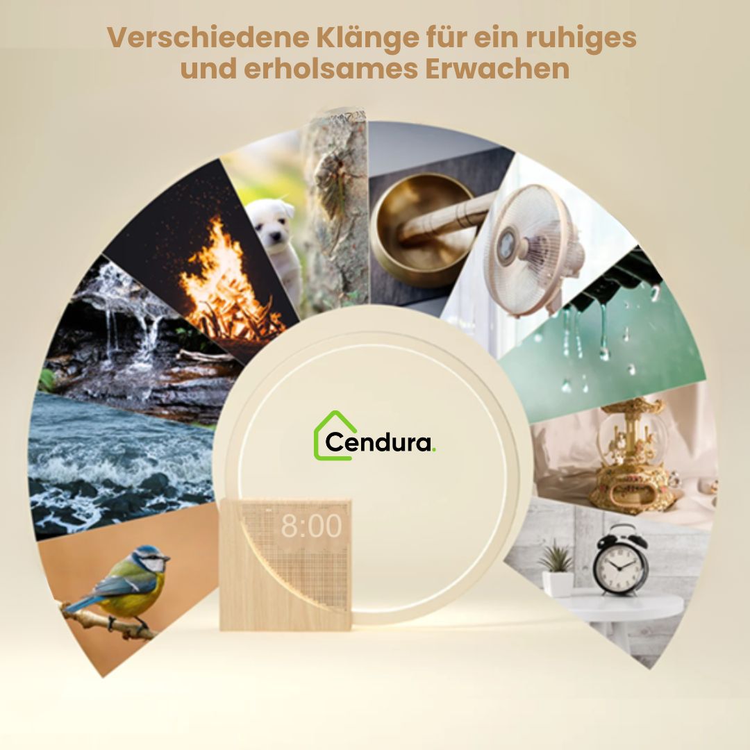 Sonnenaufgangswecker Wecker mit Licht und Ladefunktion