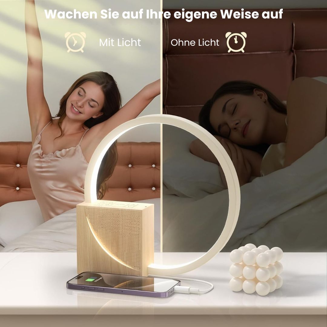 Sonnenaufgangswecker Wecker mit Licht und Ladefunktion