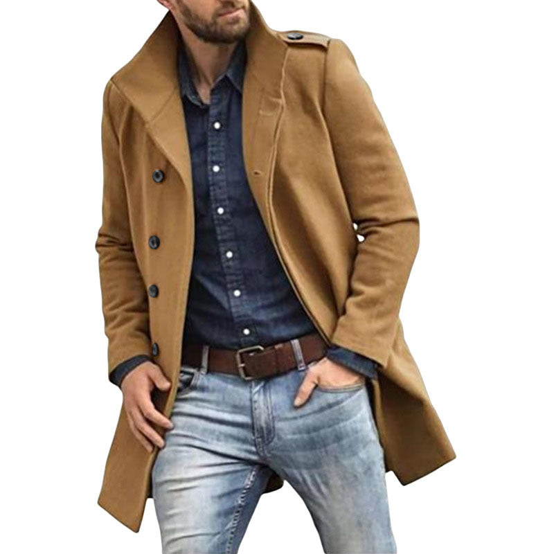 Damen Winterjacke Stehkragen Kurzmantel Mit Knöpfen