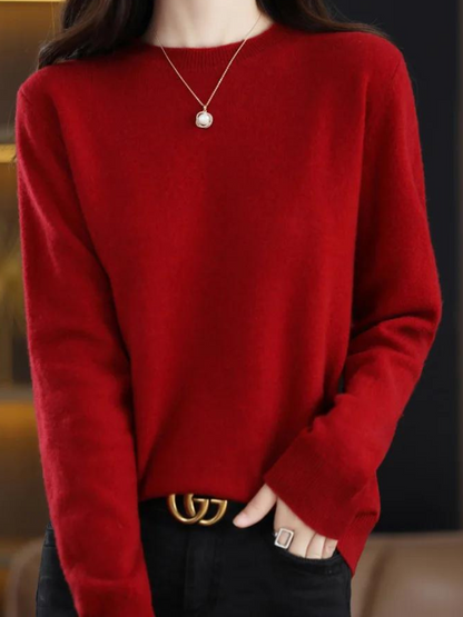 Damen Klassische Wollpullover
