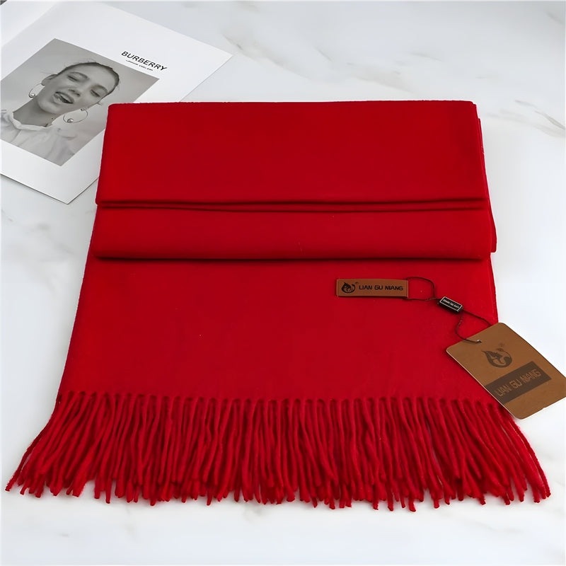 Damen Winterschal Eleganter Flauschschal