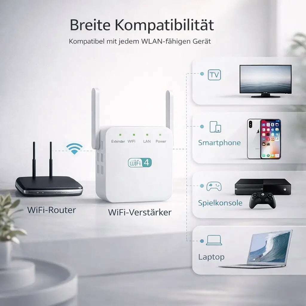 Wlan Repeater Signalverstärker für besseres Netz