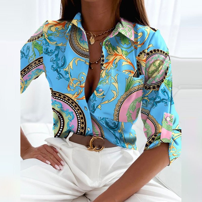 Damen Bluse Klassischer Kragen Elegantes Design