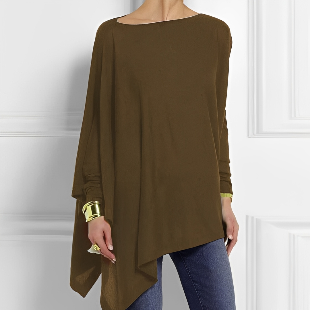 Damen Bluse Länge Mit Langen Ärmeln