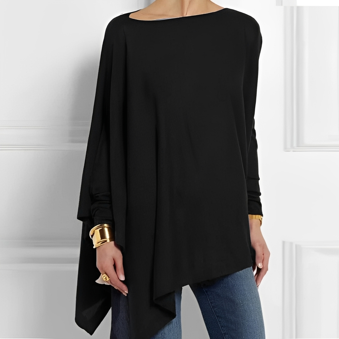 Damen Bluse Länge Mit Langen Ärmeln - Norvielle