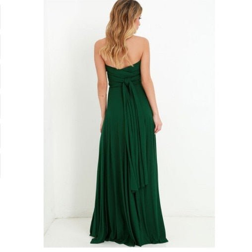 Damen Maxikleid Hochzeitsgastkleid Infinity-Schnitt