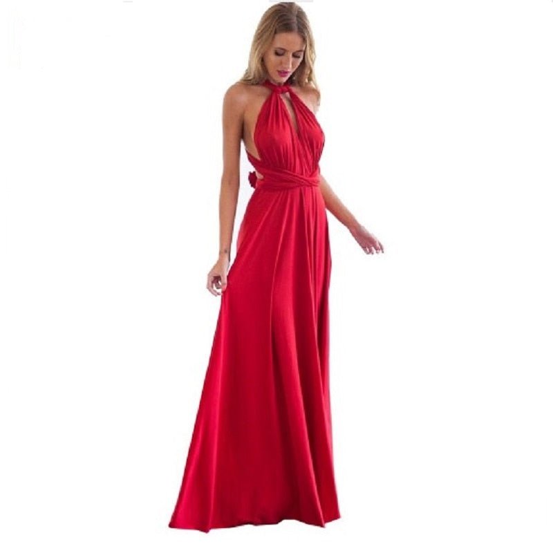Damen Maxikleid Hochzeitsgastkleid Infinity-Schnitt - Norvielle