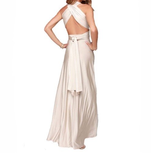 Damen Maxikleid Hochzeitsgastkleid Infinity-Schnitt