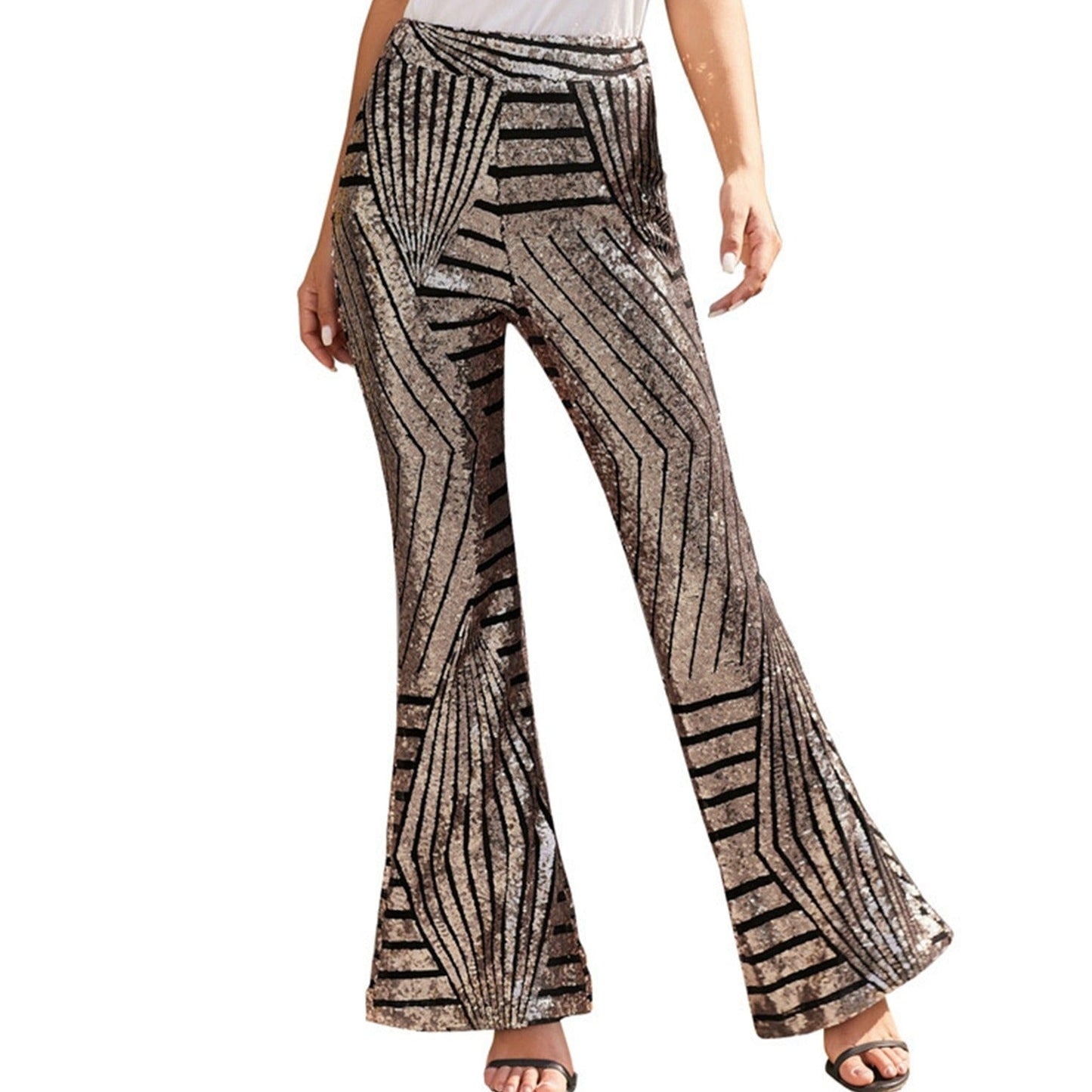 Norvielle Damen Paillettenhose Los