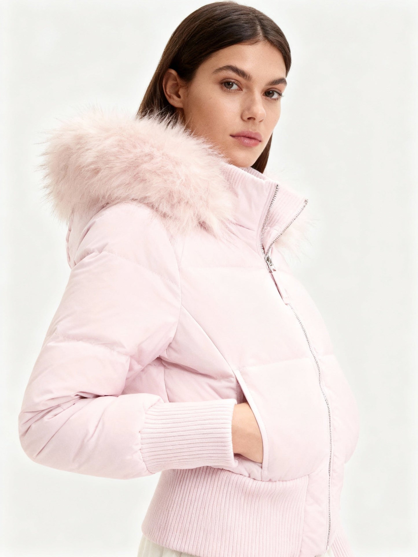 Damen Winterjacke Gesteppt Leicht