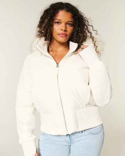 Damen Winterjacke Gesteppt Leicht