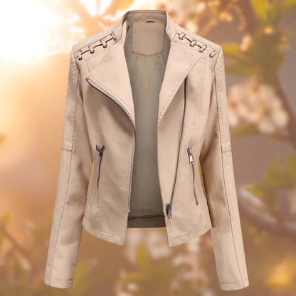 Damen Lederjacke Stilvoll