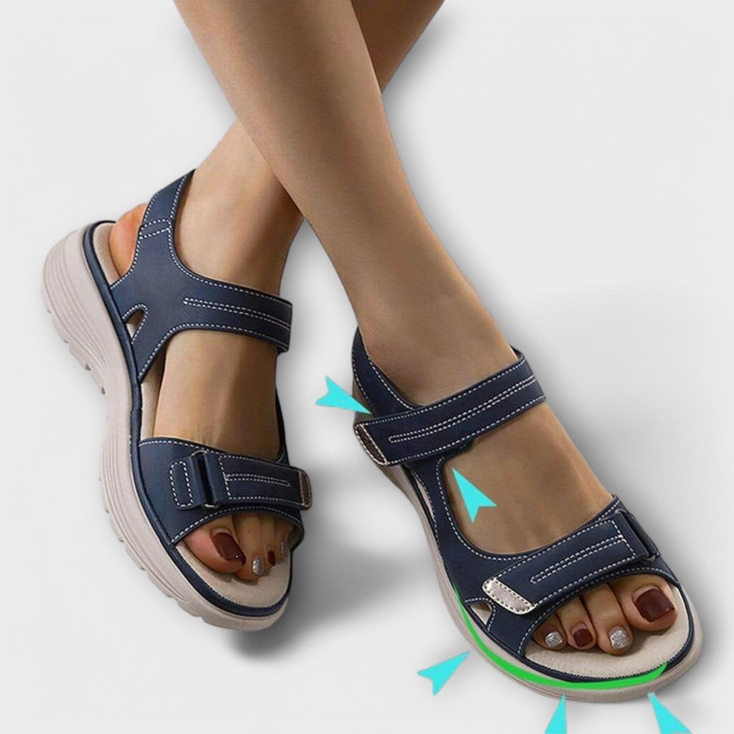 Nally Damen Orthopädische Sandalen
