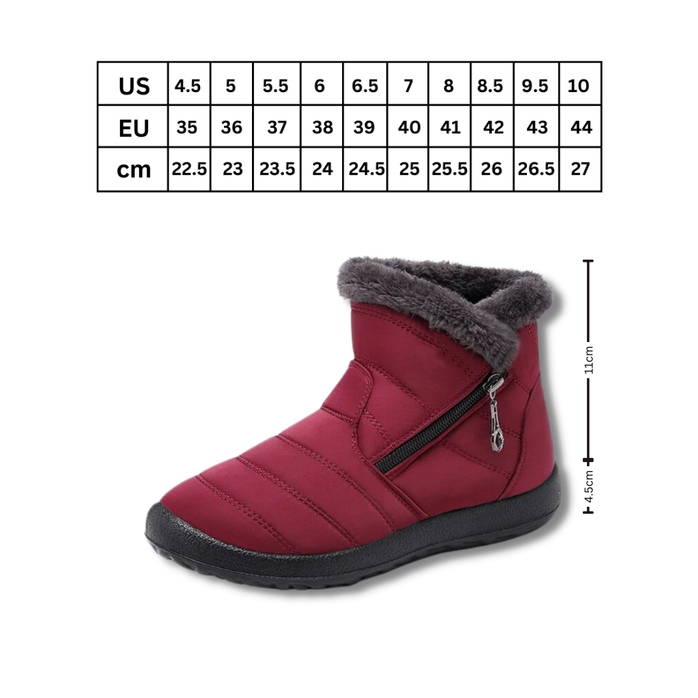 Damen Winterstiefel Warm Wasserdicht Schneestiefel