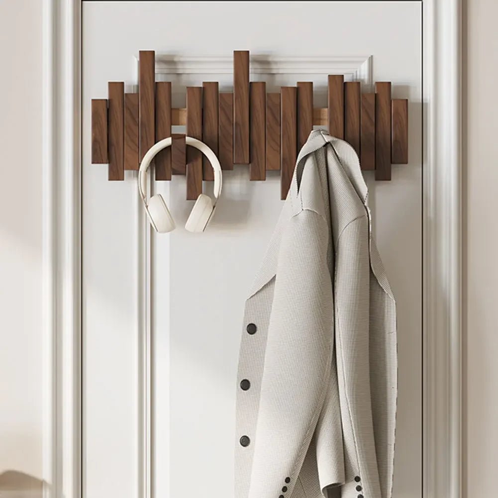 Holzgarderobe Mit Flexiblen Magnethaken Stilvoll