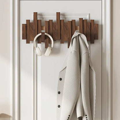 Holzgarderobe Mit Flexiblen Magnethaken Stilvoll