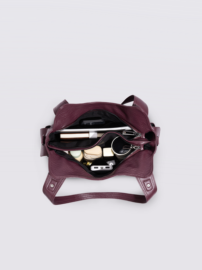 Damen City-Handtasche Crossbody Leder