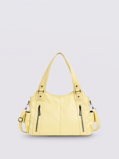 Damen City-Handtasche Crossbody Leder
