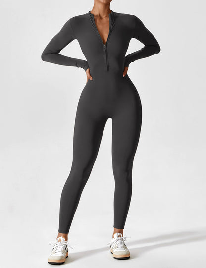 Damen Langarmset Mit Reißverschluss Sommer