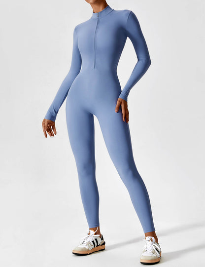 Damen Langarmset Mit Reißverschluss Sommer