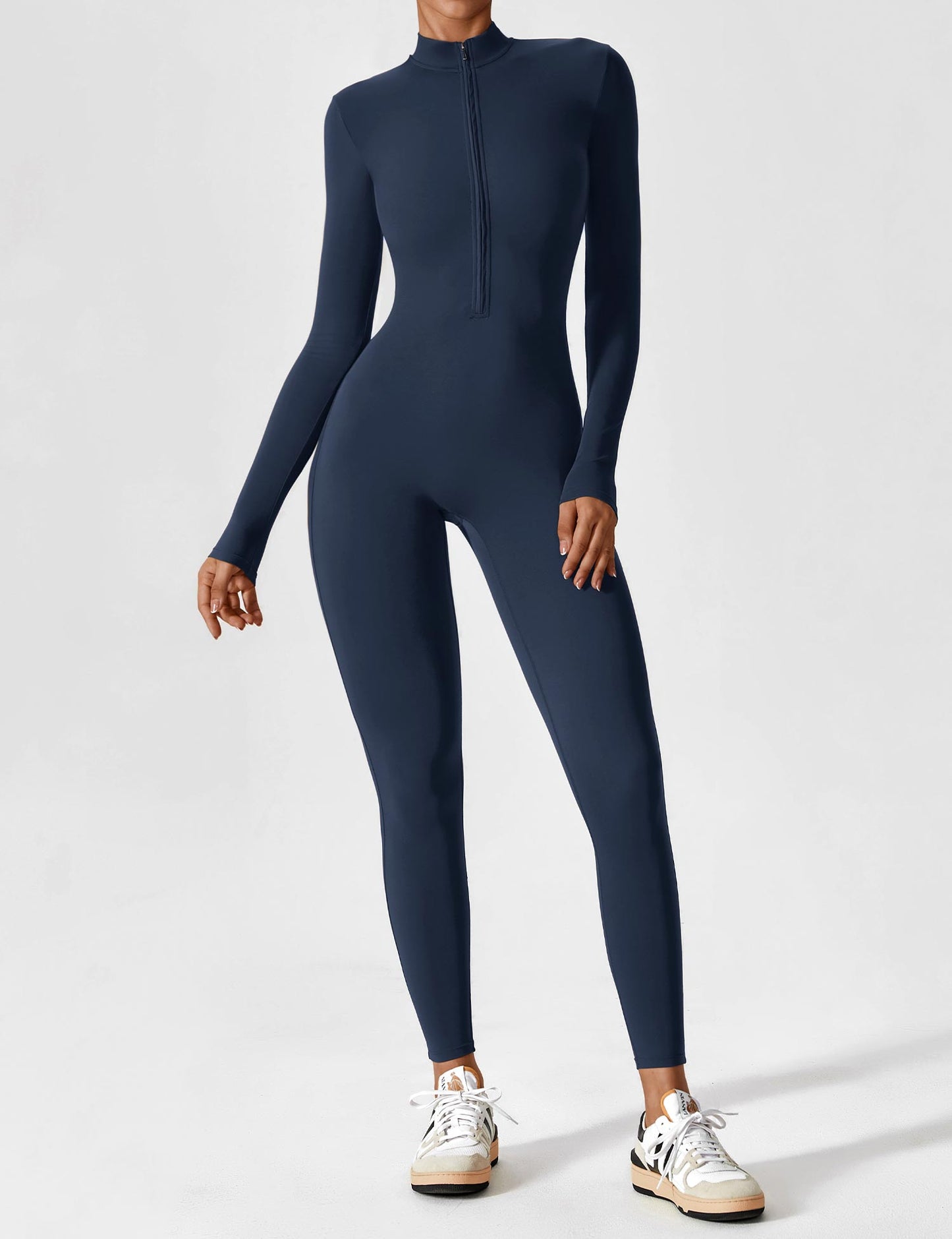 Damen Langarmset Mit Reißverschluss Sommer