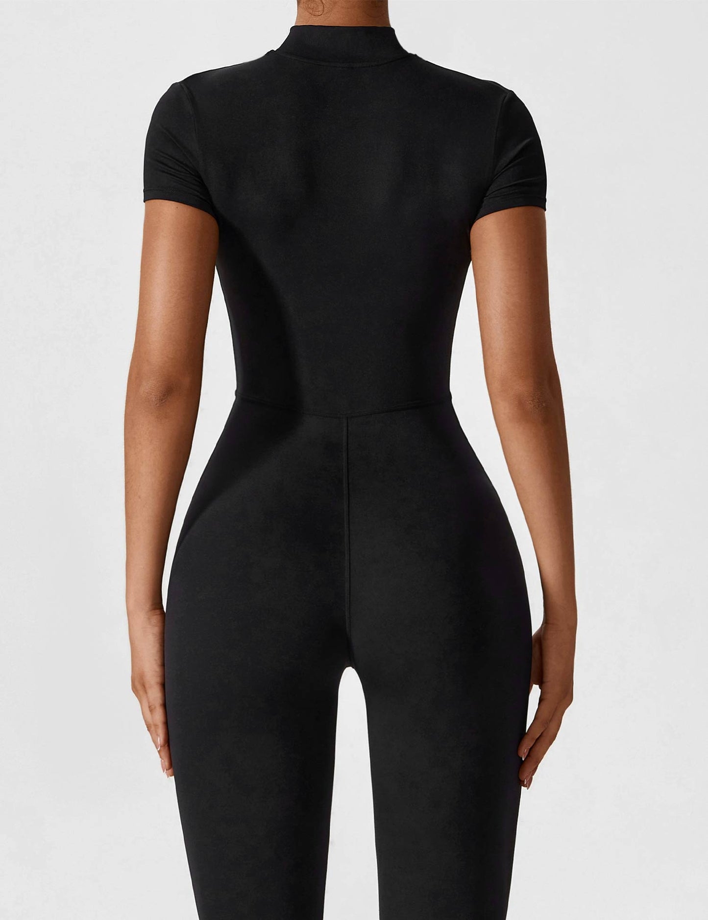 Damen Nahtloser Full-Zip Bodysuit