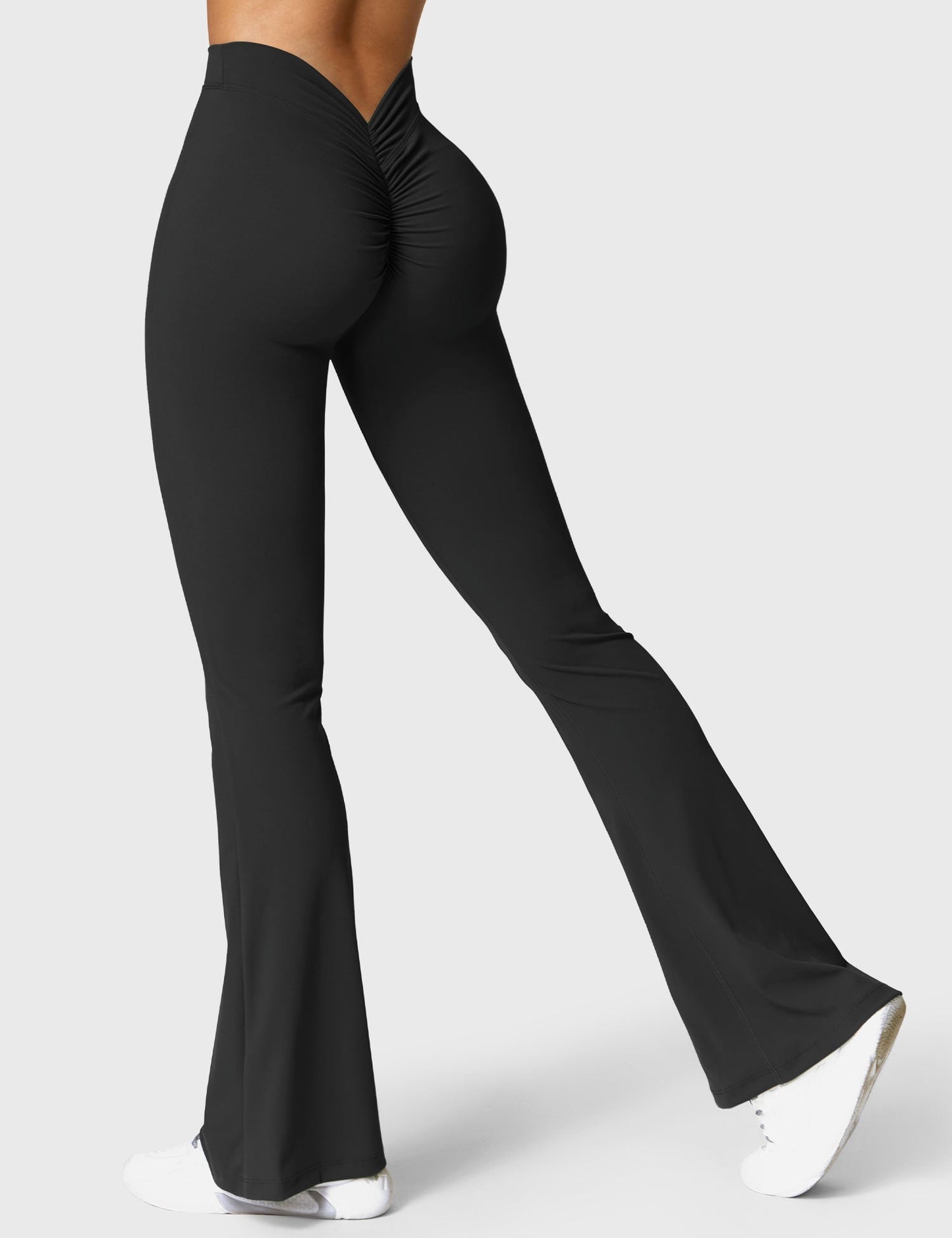 Norvielle Damen Leggings V-Ausschnitt