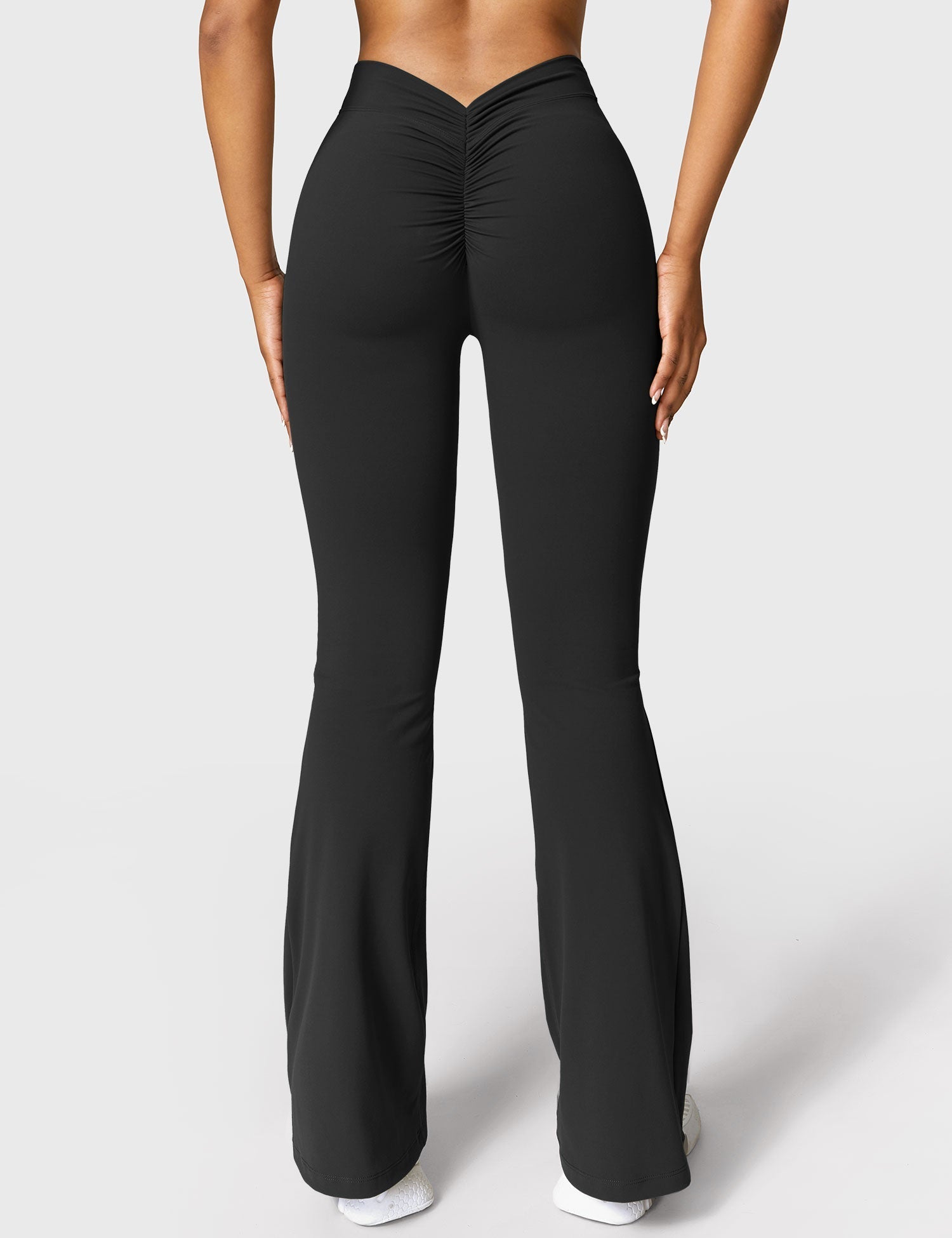 Norvielle Damen Leggings V-Ausschnitt - Norvielle