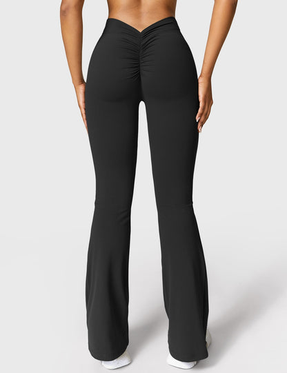 Norvielle Damen Leggings V-Ausschnitt - Norvielle