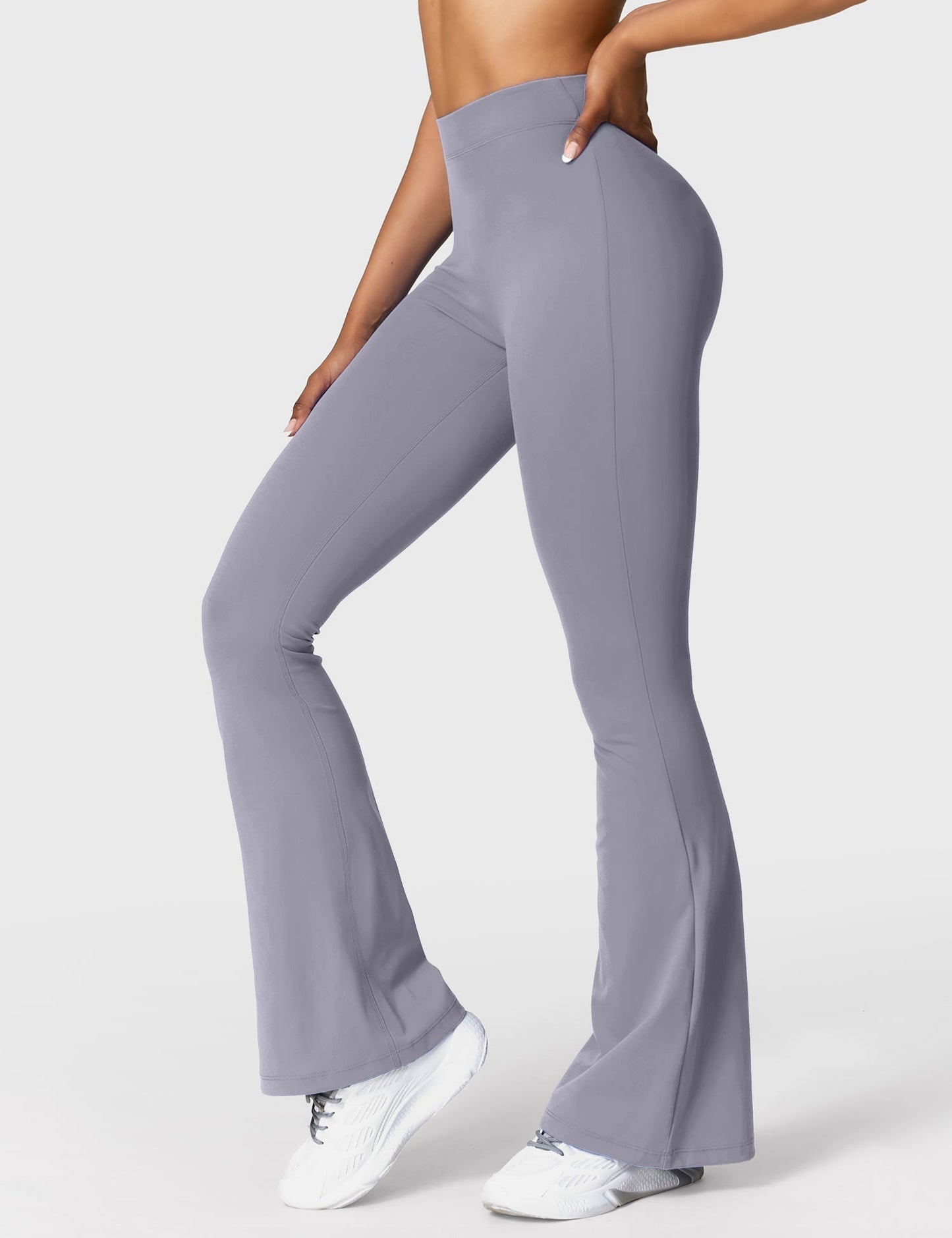 Norvielle Damen Leggings V-Ausschnitt