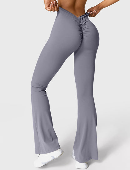 Norvielle Damen Leggings V-Ausschnitt