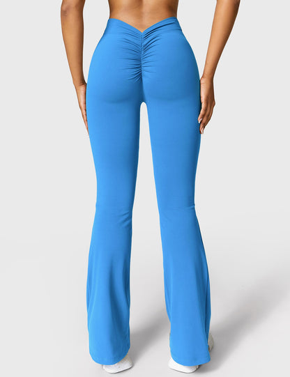 Norvielle Damen Leggings V-Ausschnitt