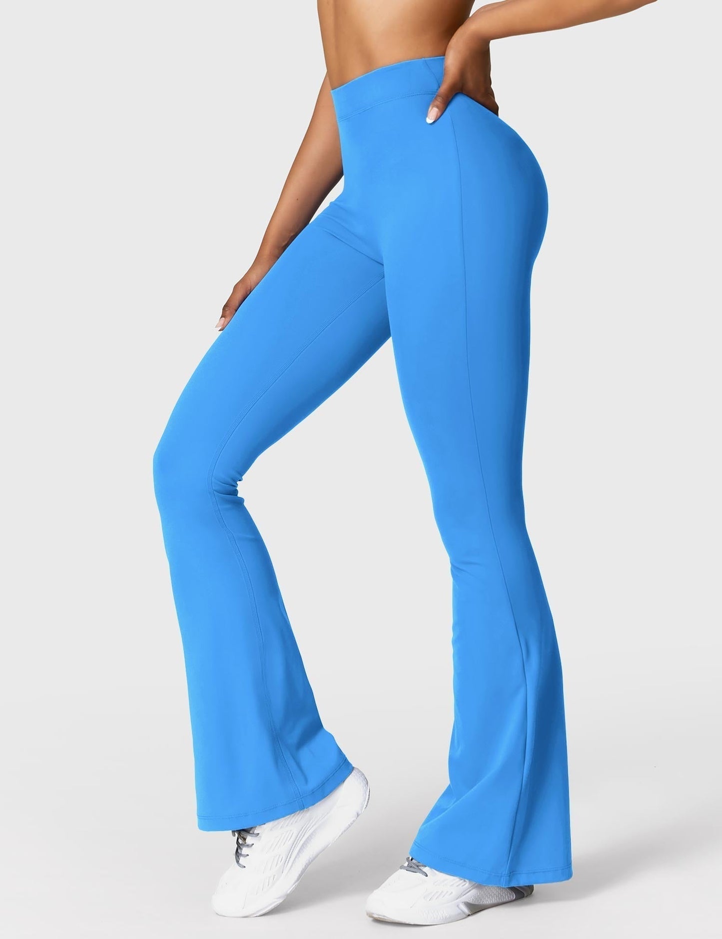 Norvielle Damen Leggings V-Ausschnitt