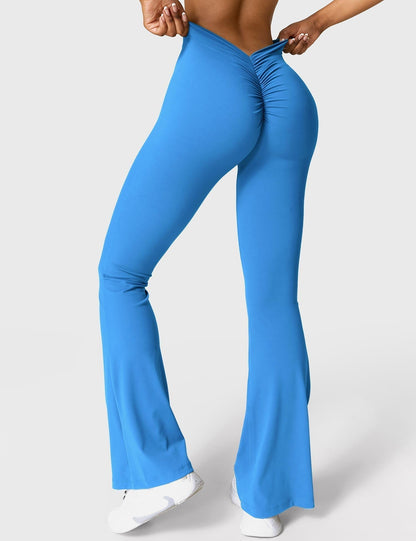 Norvielle Damen Leggings V-Ausschnitt