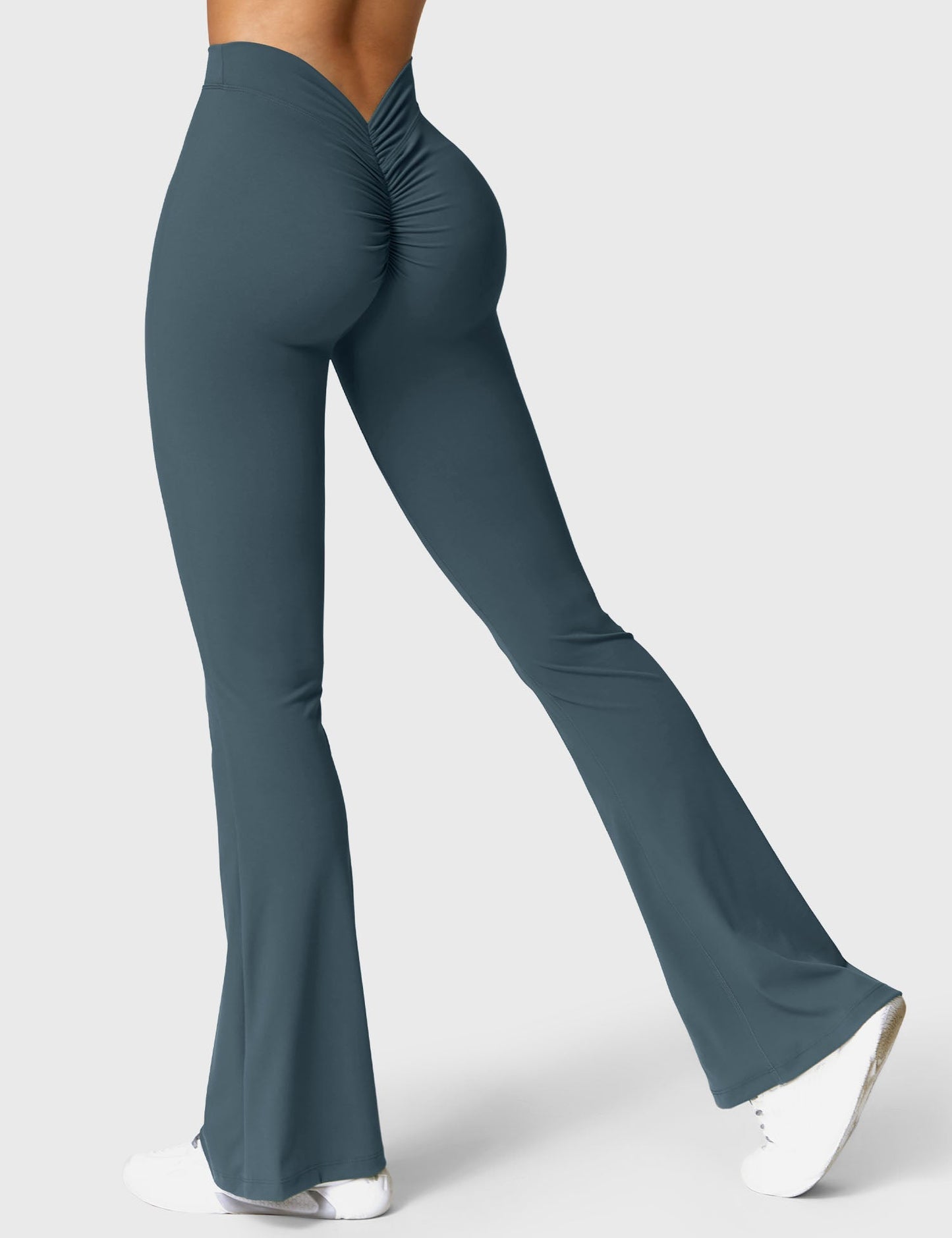 Norvielle Damen Leggings V-Ausschnitt