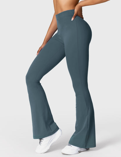 Norvielle Damen Leggings V-Ausschnitt