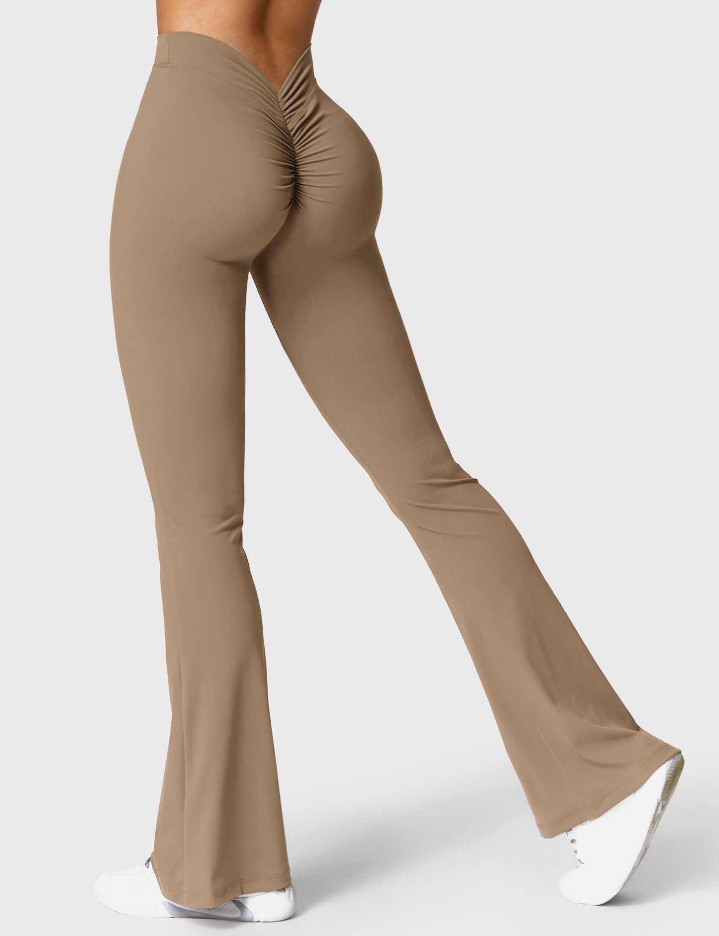 Norvielle Damen Leggings V-Ausschnitt