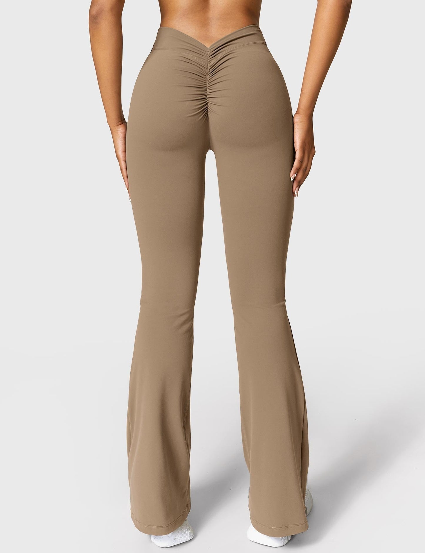 Norvielle Damen Leggings V-Ausschnitt