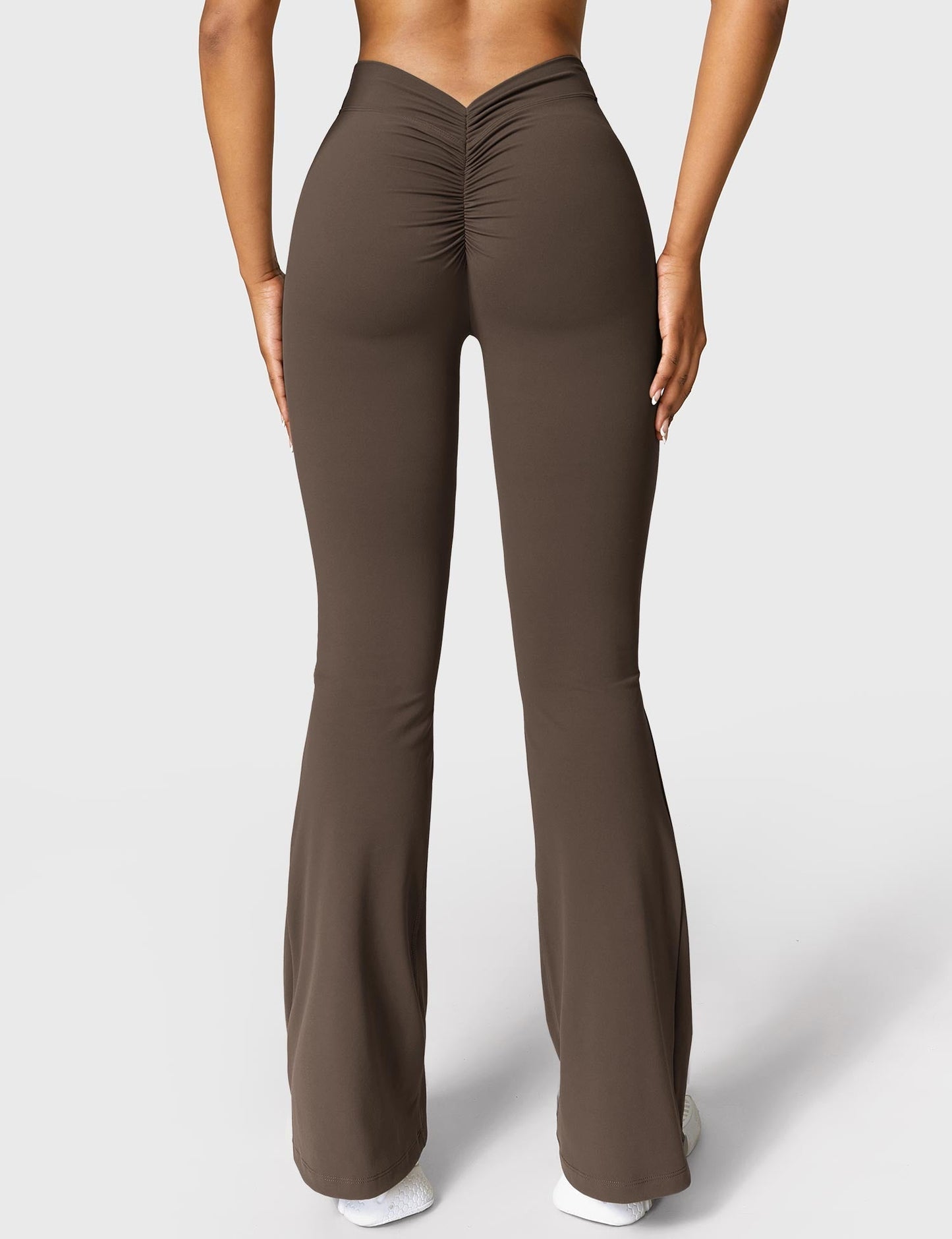 Norvielle Damen Leggings V-Ausschnitt