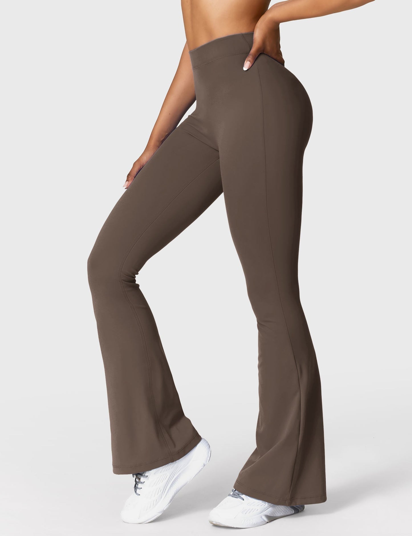 Norvielle Damen Leggings V-Ausschnitt