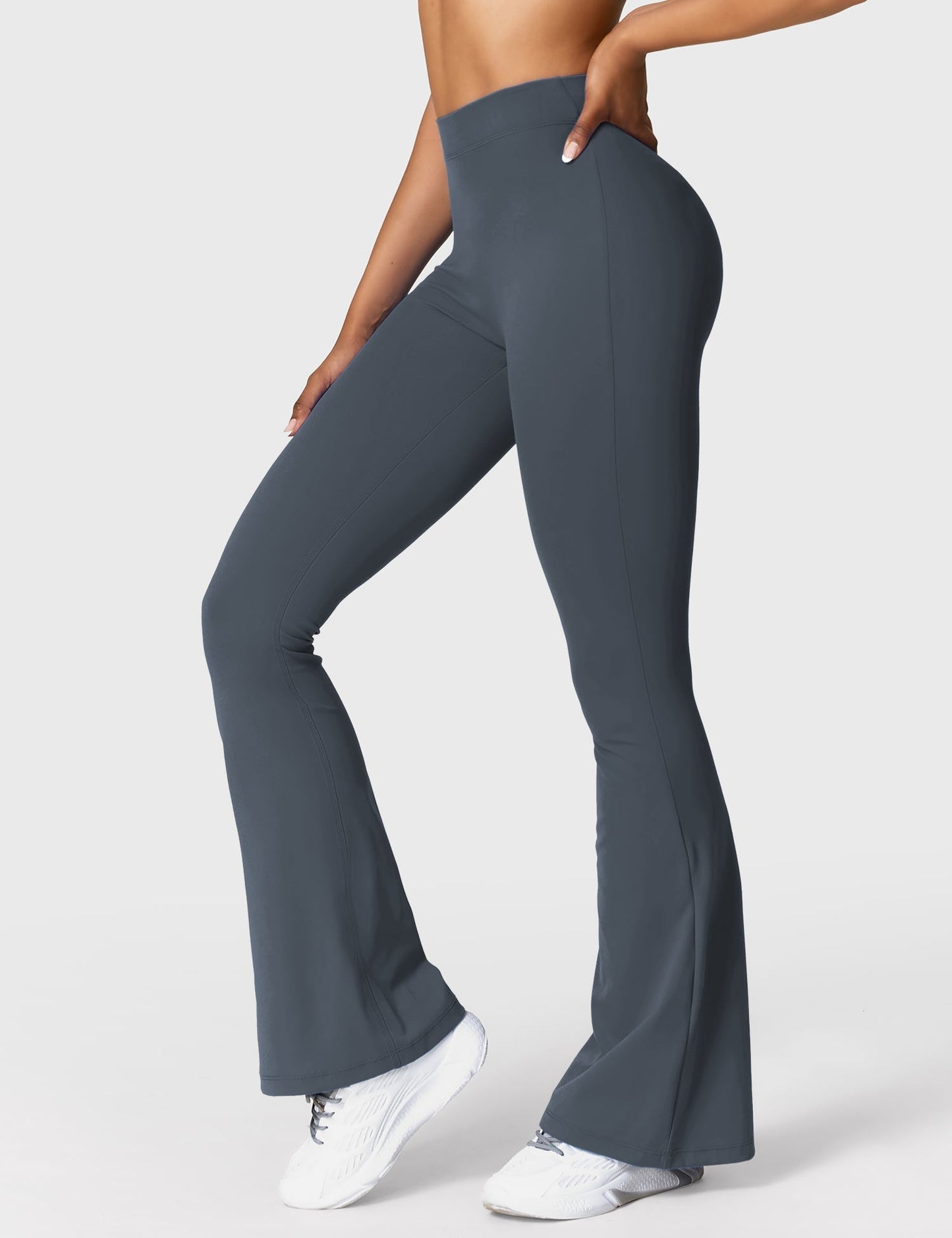 Norvielle Damen Leggings V-Ausschnitt