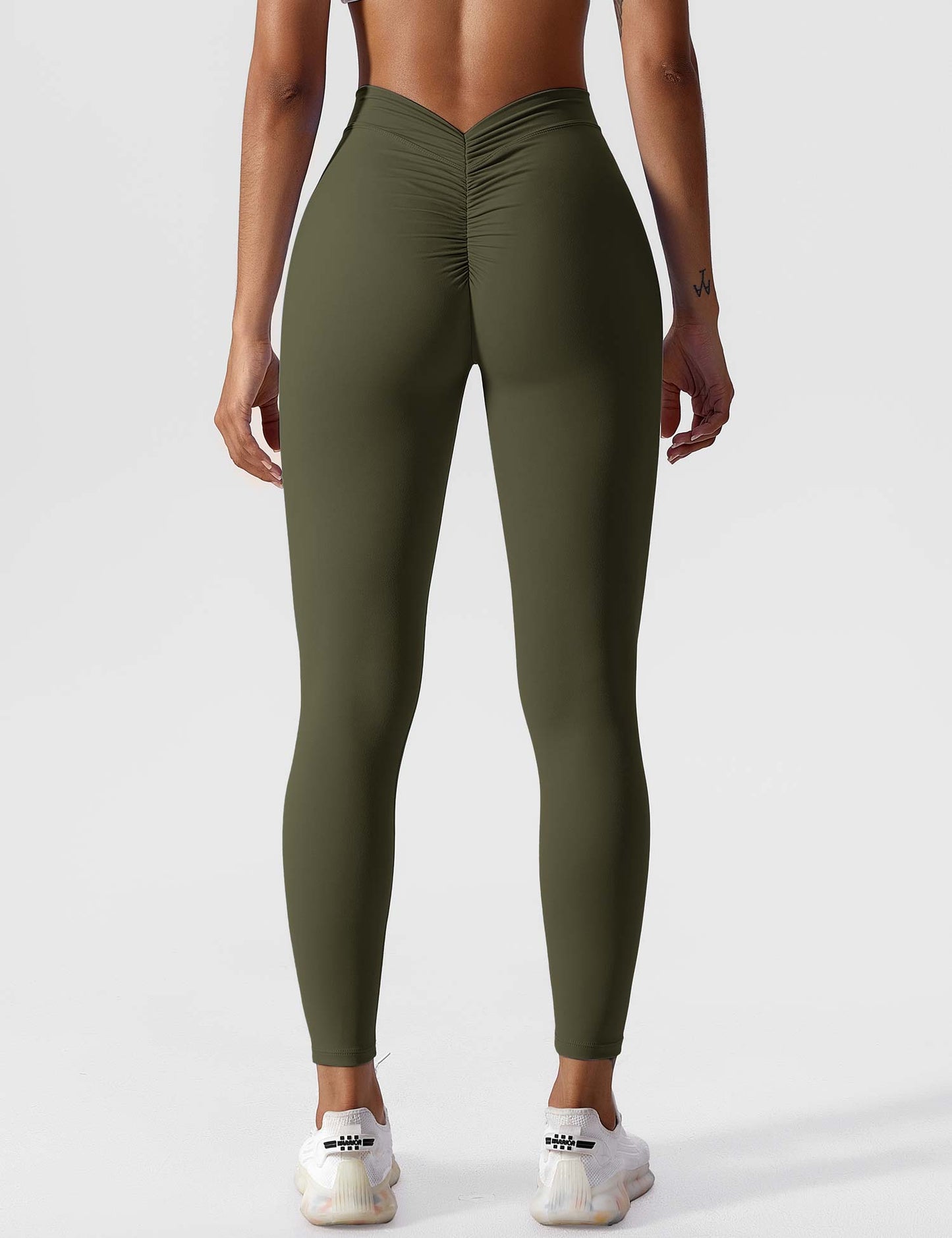 Selina Damen High-Waist Scrunch Leggings Nahtlos