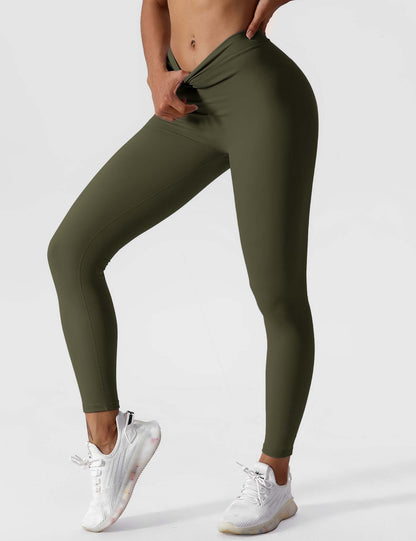 Selina Damen High-Waist Scrunch Leggings Nahtlos