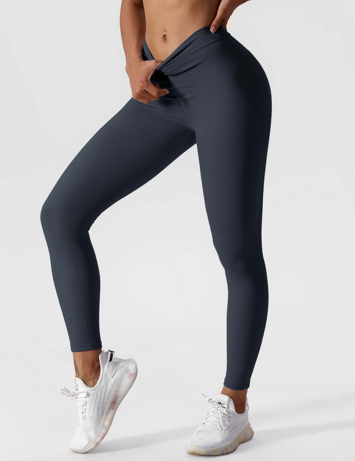 Selina Damen High-Waist Scrunch Leggings Nahtlos