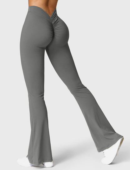 Norvielle Damen Leggings V-Ausschnitt