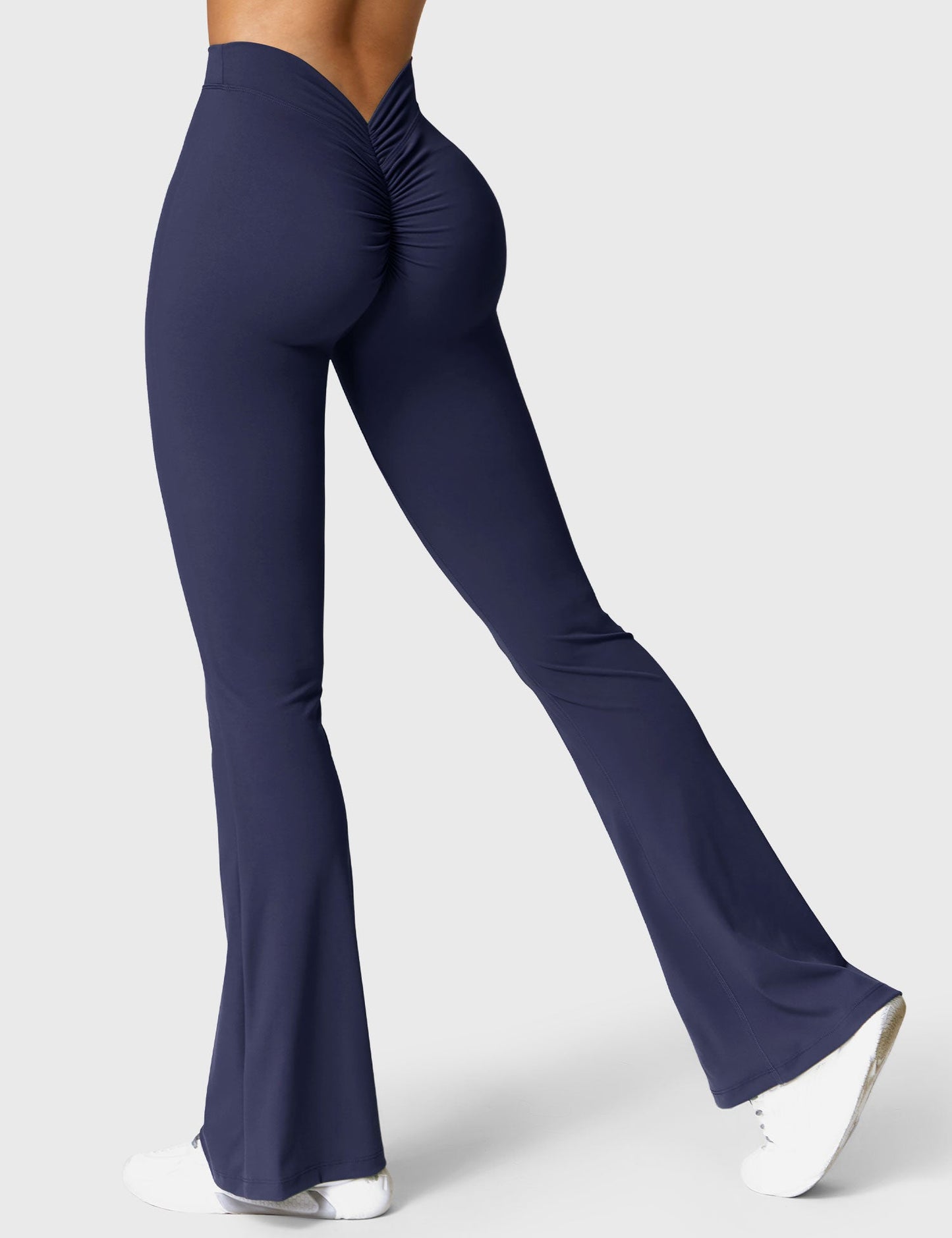 Norvielle Damen Leggings V-Ausschnitt