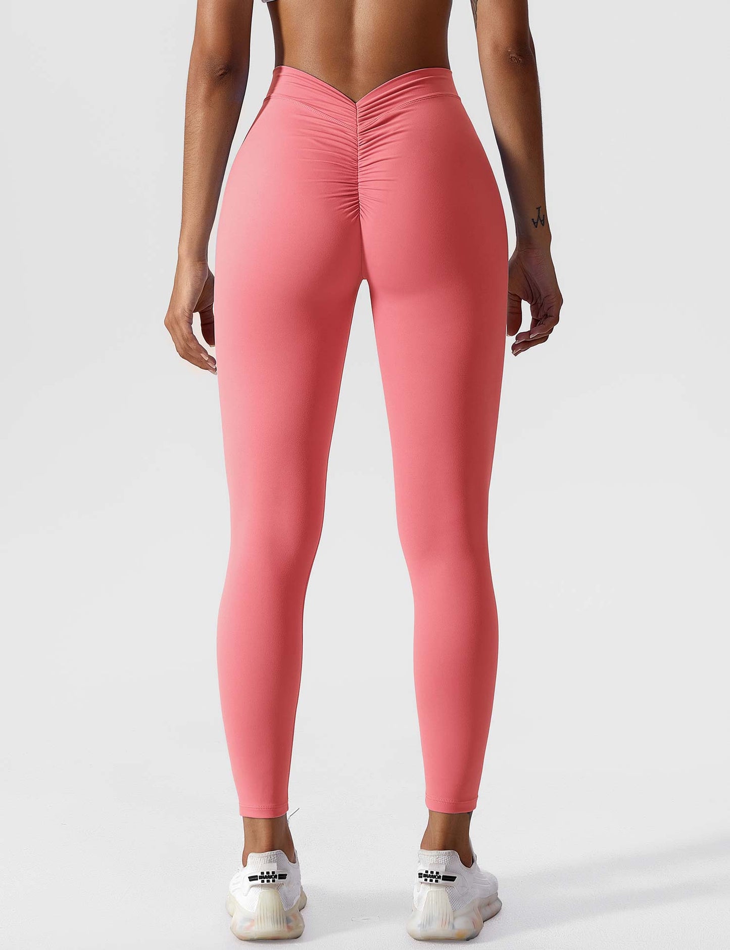 Selina Damen High-Waist Scrunch Leggings Nahtlos