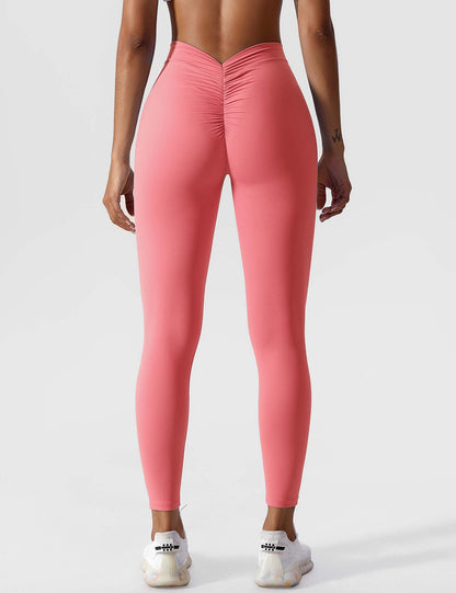 Selina Damen High-Waist Scrunch Leggings Nahtlos