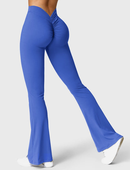 Norvielle Damen Leggings V-Ausschnitt